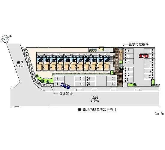 ★手数料０円★名護市宇茂佐　月極駐車場（LP）